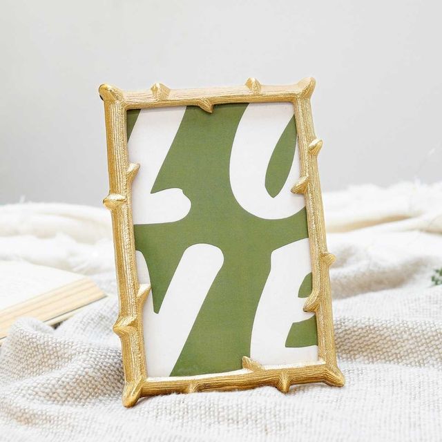 Behoma Metal Twig Frame - Gold | Decorative Frame
