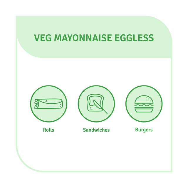 Veeba Veg Mayonnaise Eggless (250g) Combo | Pack of 2