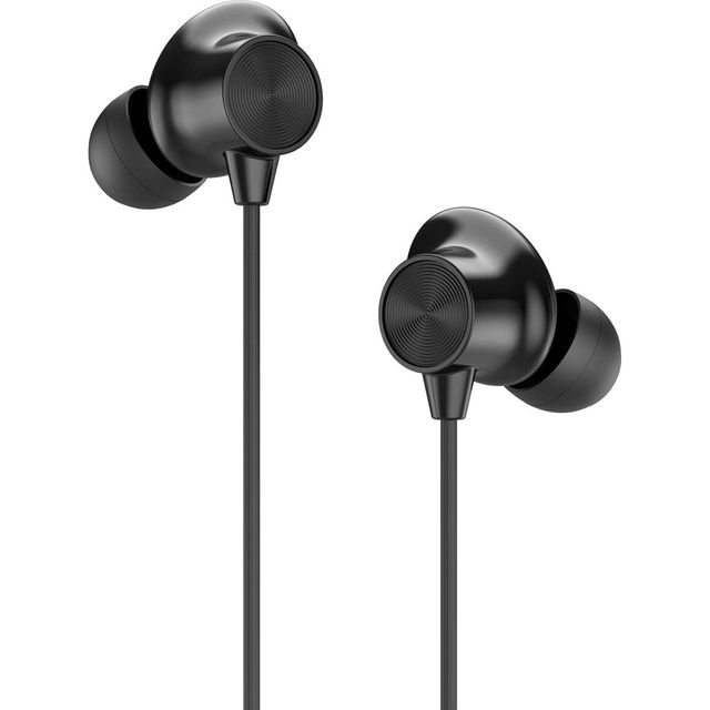 Aroma NB120 Amaze - 50 hours Playback | Wireless Bluetooth Neckband | Dual Pairing | Black