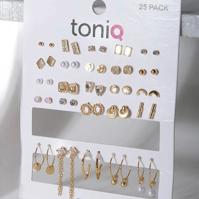 Toniq Women Set Earrings Gold-One Size