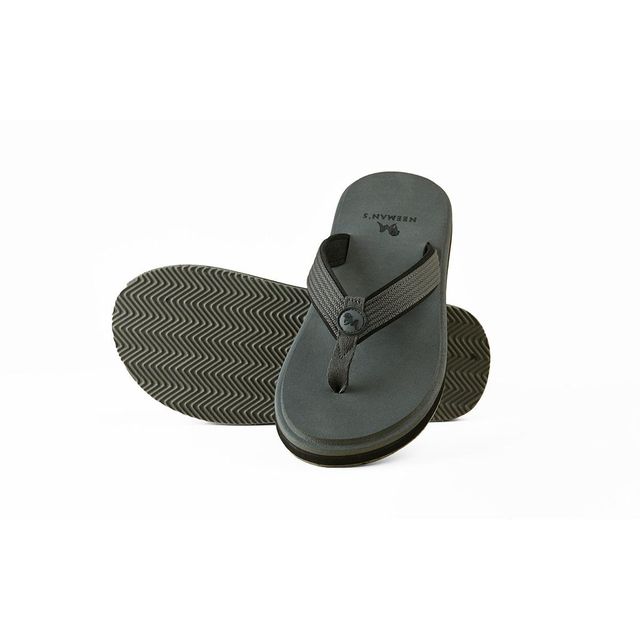Neeman's Eco Fluffy Flips | Grey | Size - UK 7