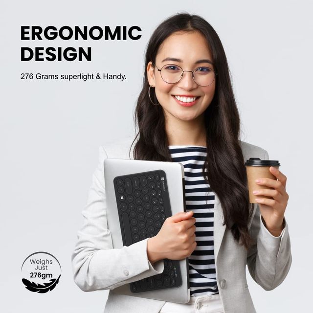 Portronics Bubble Wireless Keyboard,