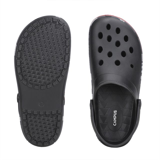 Campus Men's Clogs | Gc-4001 | Black | UK6