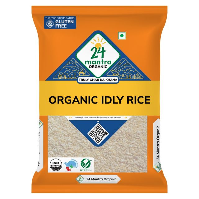 24 Mantra Organic Idly Rice | Small Grain