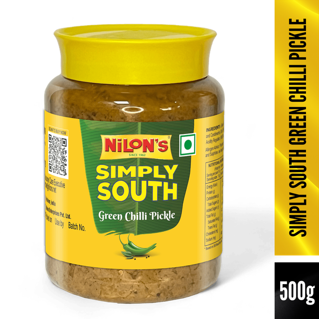 Nilon's Simply South Green Chilli Pickle