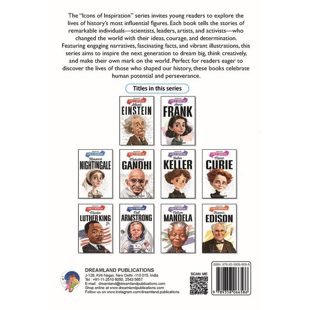 Dreamland Helen Keller Icons of Inspiration Illustrated Biography for Kids | Age 6 - 12 Years