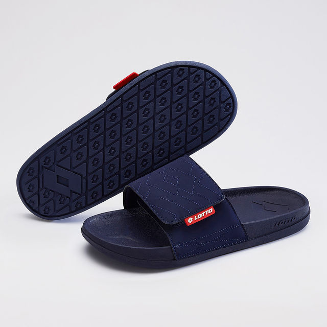 Lotto Men's Sliders Enduro TX | Peacoat and Red - UK 7