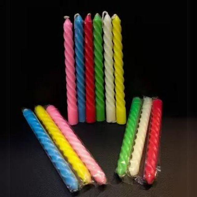 Multicolor Candle (Pack Of 12)
