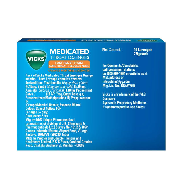 Vicks Medicated Lozenges: Fast Relief for Sore Throat Combo