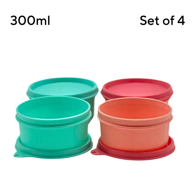 Mahaware Modular Prestige Round Container 300ml (Set of 4)