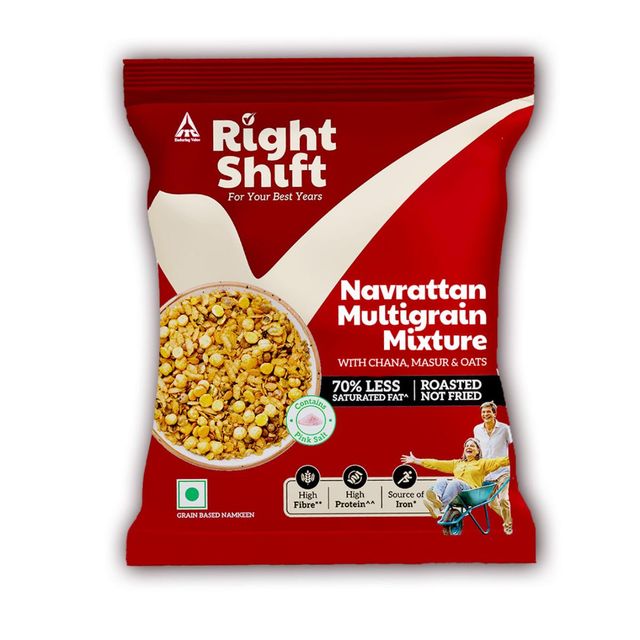 ITC Right Shift ROASTED Navrattan Multigrain Mixture | 70% Less Sat Fat