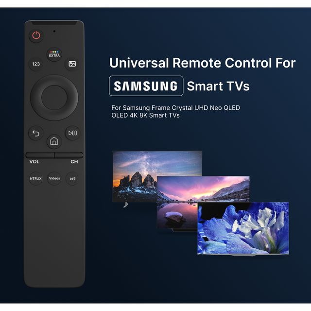Ailkin Non-Voice Remote for Samsung LED Smart TV| Durable & Universal Compatibility
