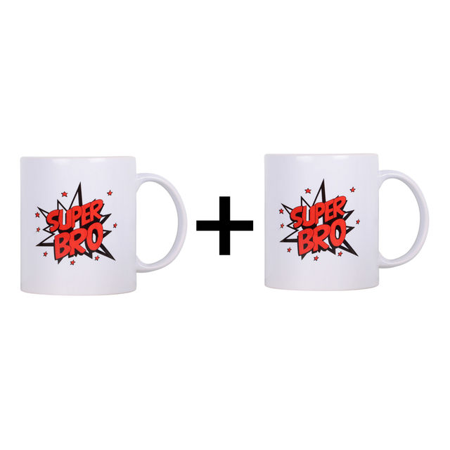 Quace Super Bro Mug 1 pc X 2 Combo