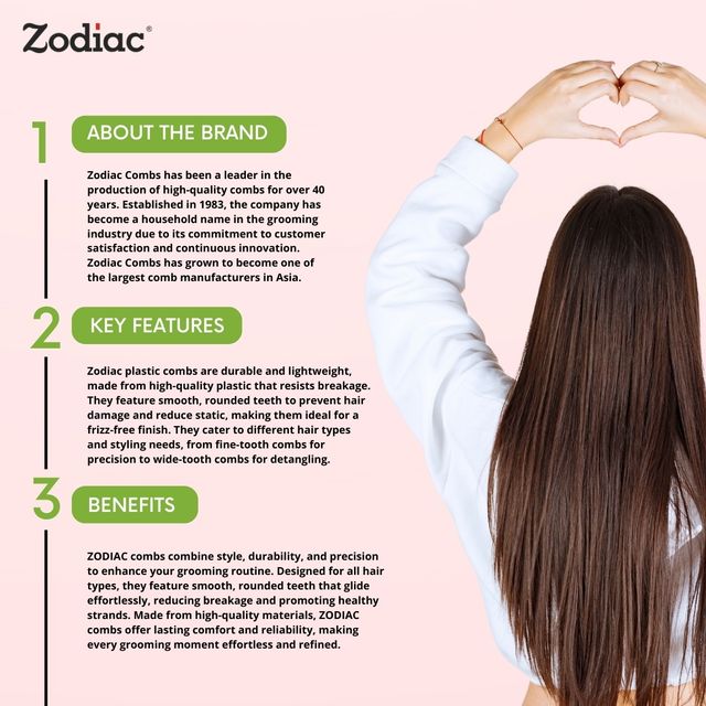 Zodiac 3P Designer Comb Pack | Green