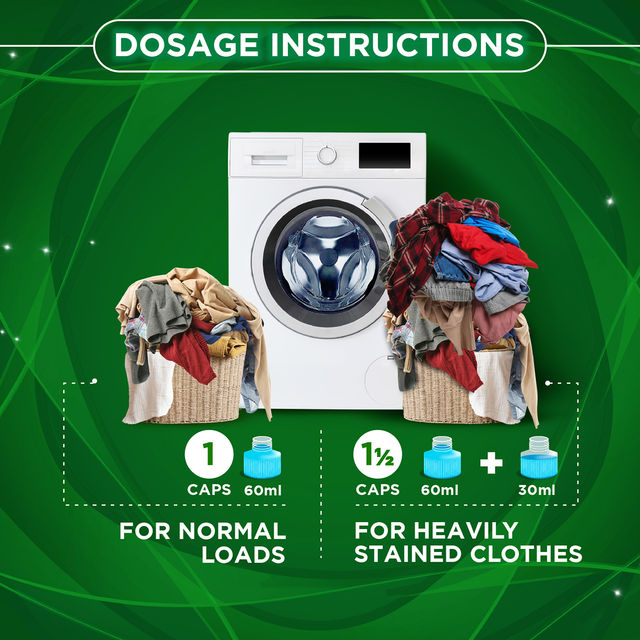Ariel Matic Liquid Detergent Front Load 1 L & Liquid Detergent Front Load Pouch 2 L Combo
