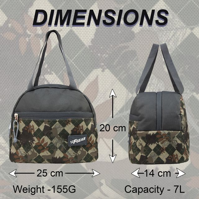 F Gear Nugget Deer M Green Lunch Bag