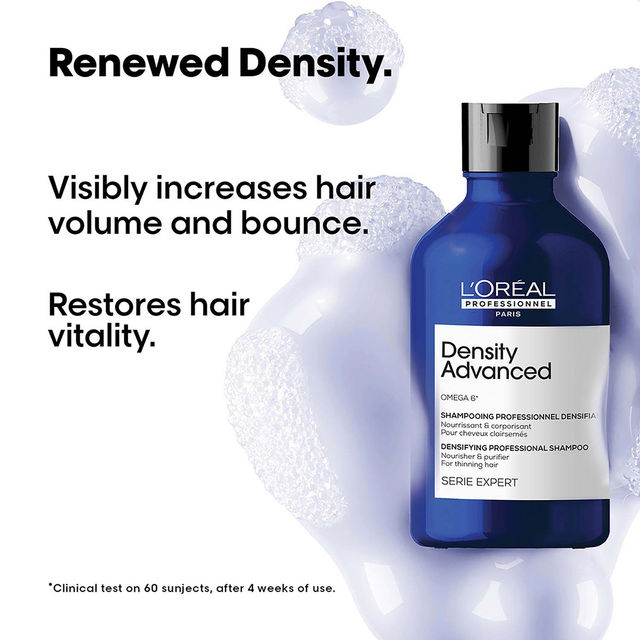 L’Oréal Professionnel Density Advanced Shampoo for Thinning Hair Visibly Increases Volume