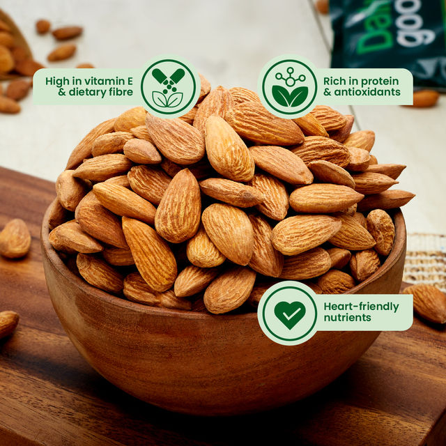Daily Good Almond / Badam (California)(100gms) & Daily Good Dried Dates(200gms) Combo