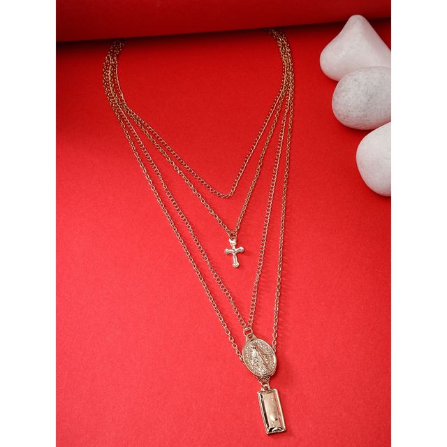 Scintillare By Sukkhi Most Beautiful Fashionable Multilayered Pendant Necklace For Women