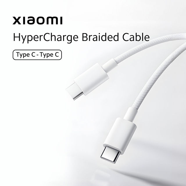 Xiaomi Hypercharge Type-C To Type-C Braided Cable