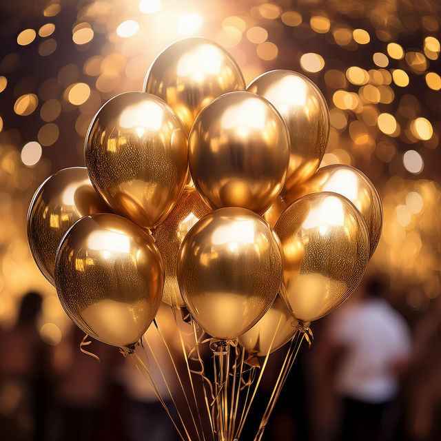 Balloons - Golden