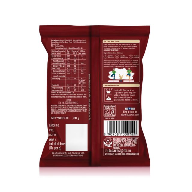 ITC Right Shift Multi-Millet Mix with Jowar, Navane, Bajra, Ragi & Quinoa