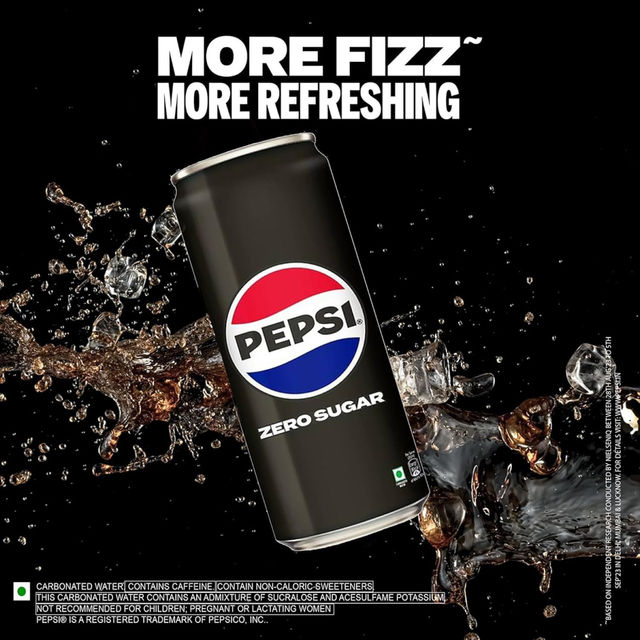 Pepsi Zero Sugar Soft Drink 300 ml Combo