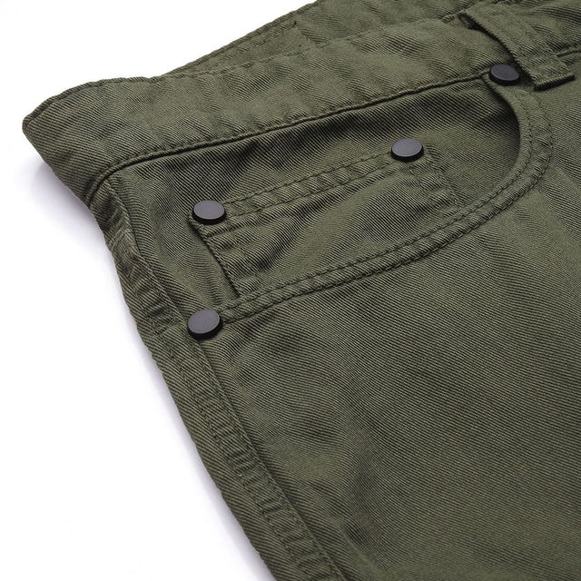 Bene Kleed Men's Straight Cargo Trousers | Olive - 34