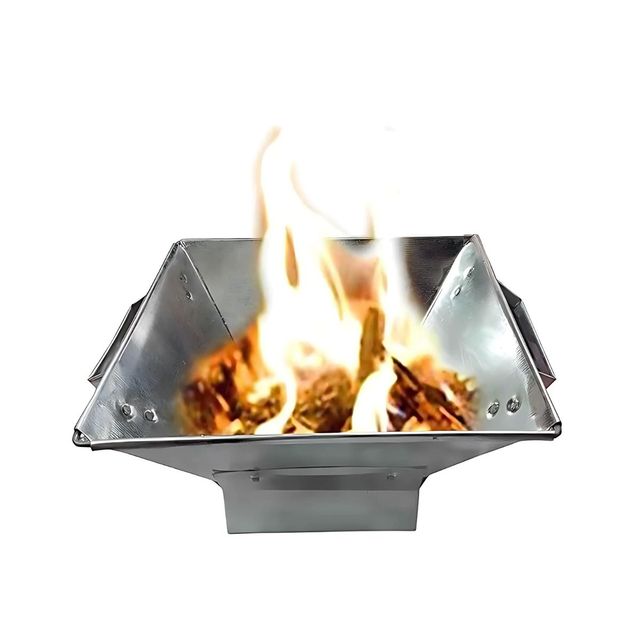 Divine Vibes Hawan Kund - Silver | Small Size (8 x 8 x 4.5 in)
