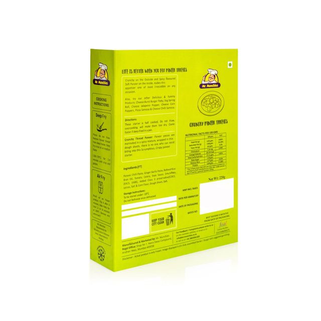Mr. Munchies Crunchy Thread Paneer(220gms) & Coca-Cola Soft Drink(750ml) Combo 