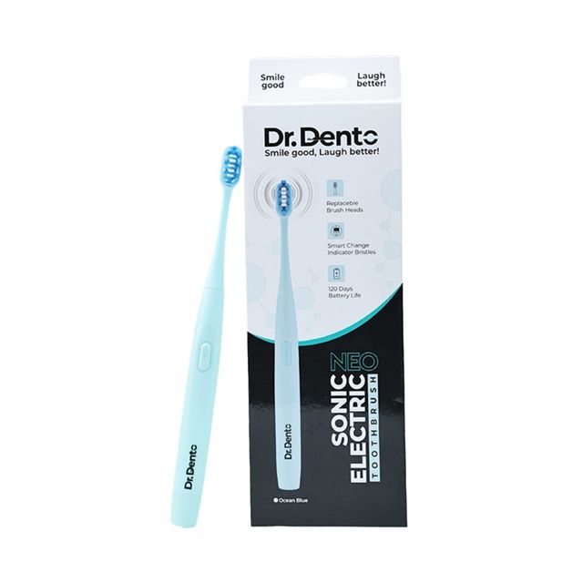 Dr.Dento Neo Sonic Electric Toothbrush- Ocean Blue