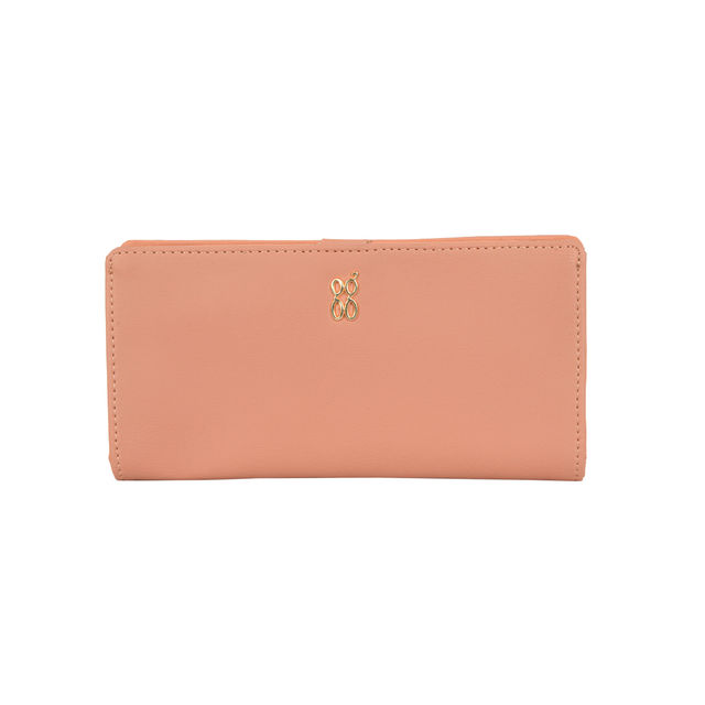 Baggit Women's Anad 2 Fold Wallets | Rose