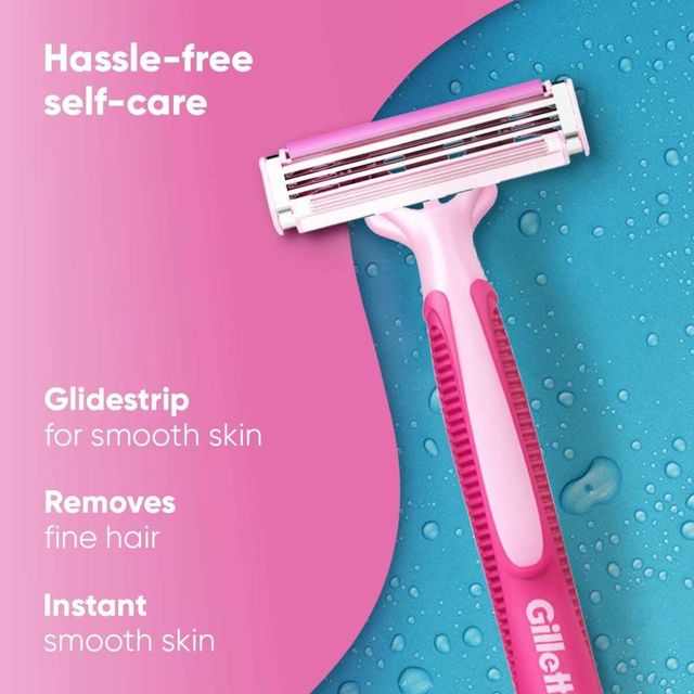 Gillette Venus Simply Hair Removal Razor for Women, 4 simply & 1 skin love (Pack of 5)