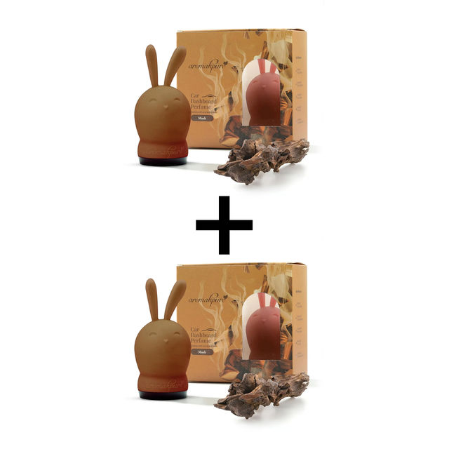Aromahpure Hunny Bunny Car Air Freshner - Musk 1 pc X 2 Combo