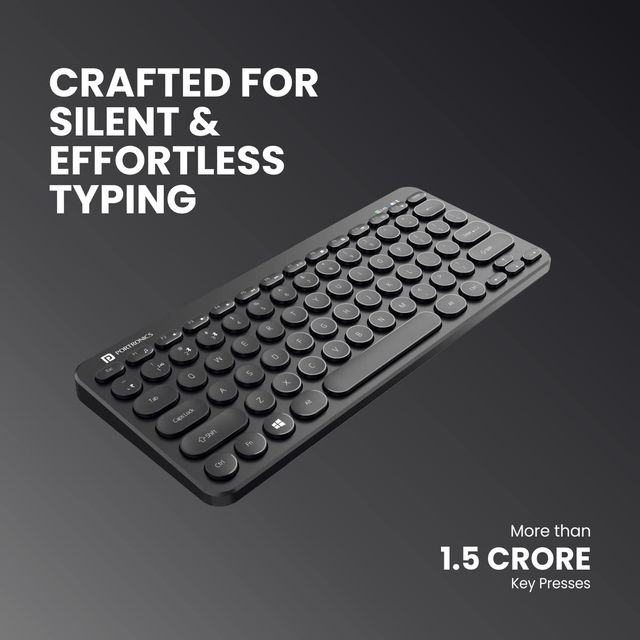 Portronics Bubble Wireless Keyboard,
