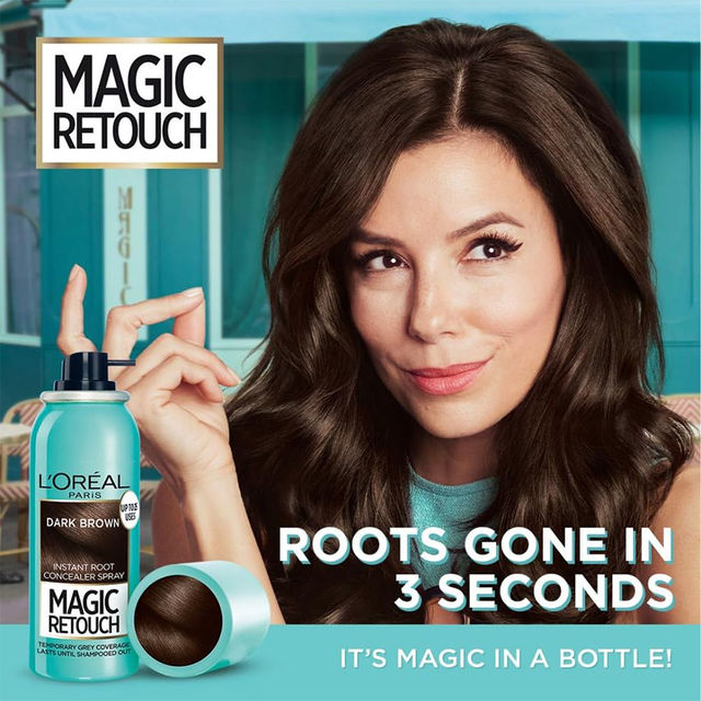 L'Oreal Paris Magic Retouch Root Touch Up Hair Colour Spray, 2 Dark Brown
