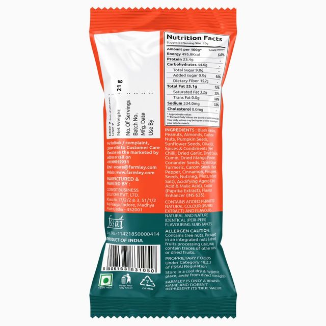 Farmley Snack Mix Dry Fruits- Mexican Peri Peri