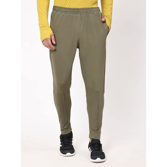Dida Men's Track Pant Regular Comfortable Stretchable Dry-Fit | Olive - M