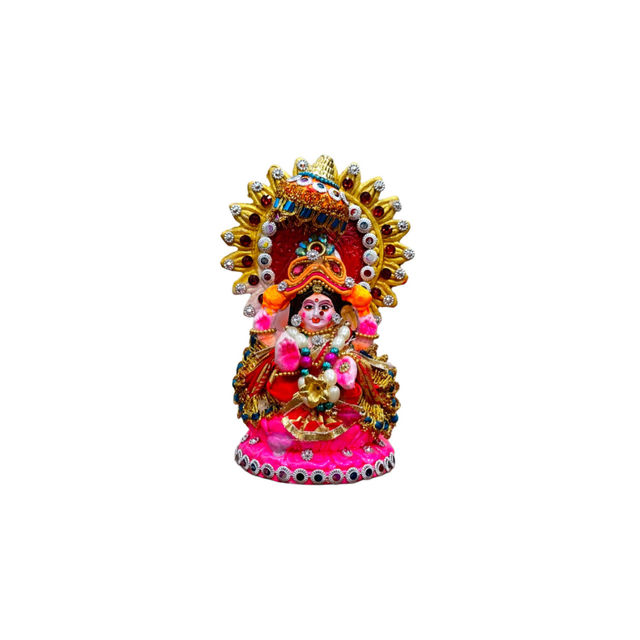Diacraft Lakshmi Ganesh Idol - Diwali Puja Chakra 5 Inch