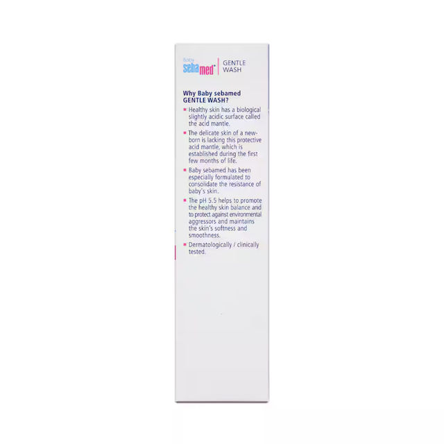 Baby Sebamed Gentle Wash | pH 5.5 | Baby Body Wash | Soap Free| Tear Free