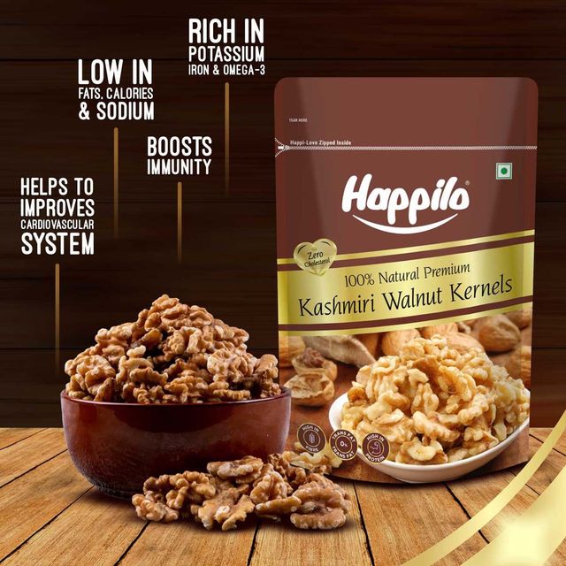 Happilo Premium Kashmiri Walnut Kernels