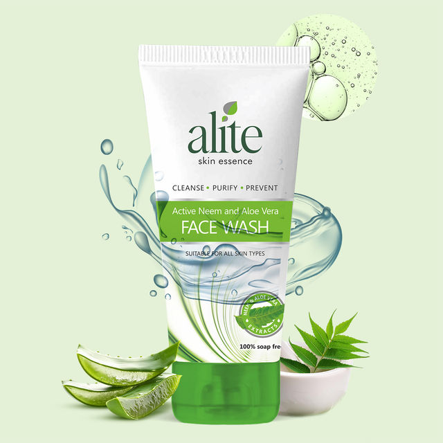 Alite Neem & Aloe Vera Face Wash | Deep Cleansing | Acne Control | Natural Care for Clear Skin