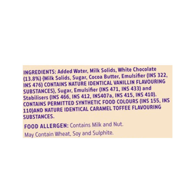 Hocco Golden Chocolate Ice Cream Tub 750 ml Combo