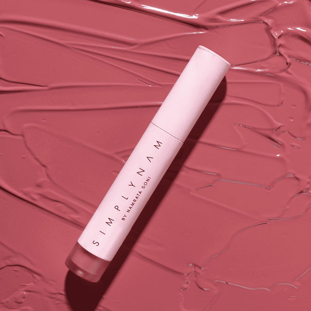 Simply Nam Satin Soft Lip Creme -Rani (Cinnamon Pink) Tranfer Proof, Made With Rose Flower Extracts