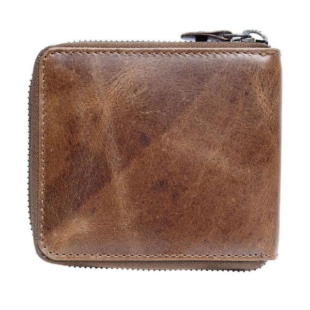 Teakwood Men's Genuine Leather Bi-fold Wallet | Brown