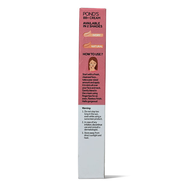 Pond's BB+ Cream Instant Spot Coverage + Light Make-up Glow Ivory