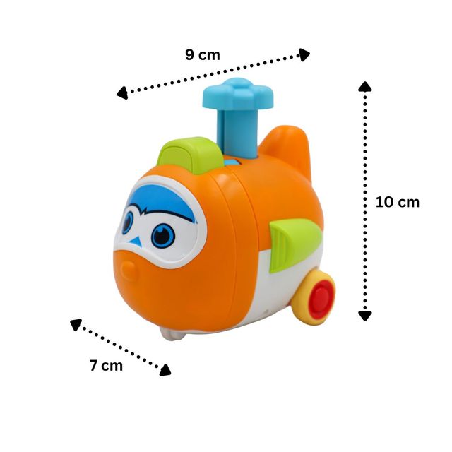 Toybharat Push N Go Transformer | Multicolour | Travel Toys | Birthday Gift