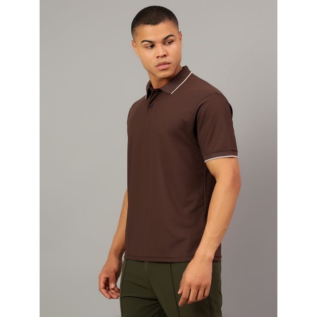 Shiv Naresh Men's T-Shirt | SNPL24 | Brown - XL