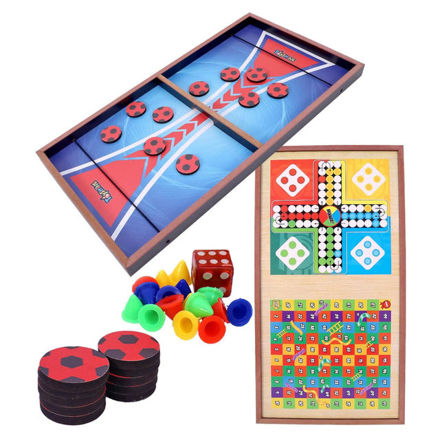 Toyshine Anti-Slip Design Fast Sling Puck Board Game 58 Cms (4 - 10 Years)