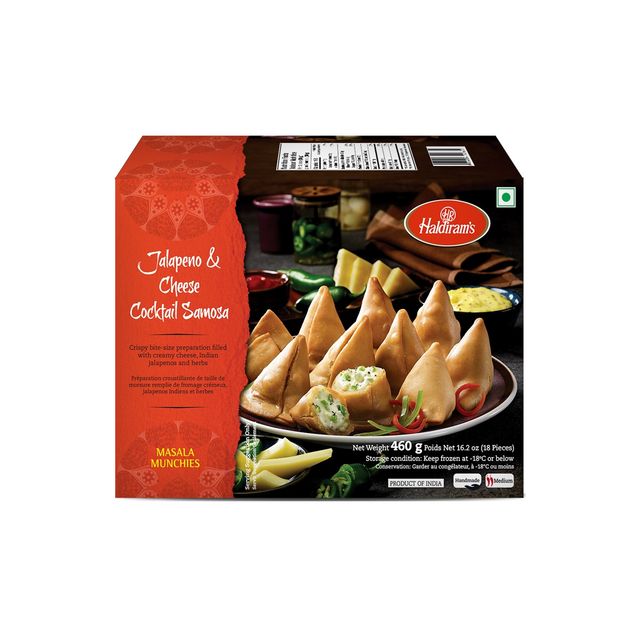 Haldiram's Jalapeno And Cheese Cocktail Samosa